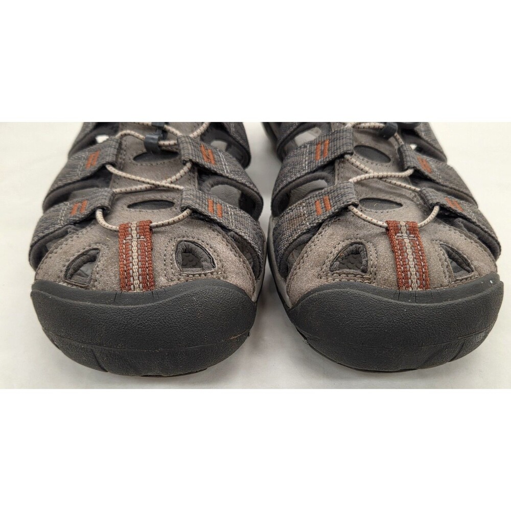 KEEN Clearwater CNX Men's Sandals Size 11 Gray Rust Waterproof Hiking Water Shoe - Picture 2 of 8